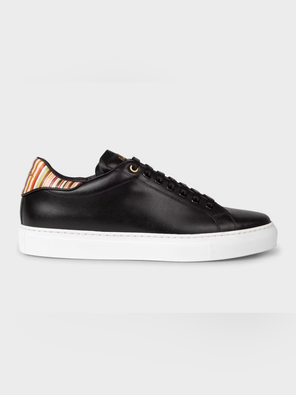 Paul Smith Black Beck Leather Low-Top Sneakers 8
